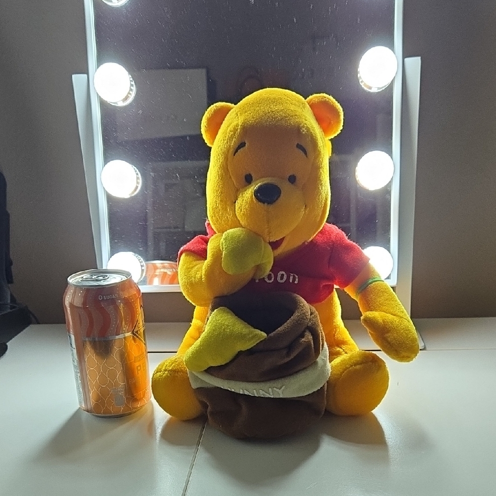 Yellow Plush Bear with Red Shirt